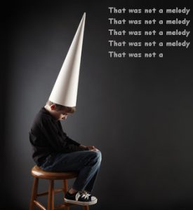 dunce