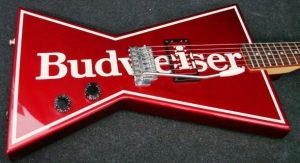 Budweiser Bowtie Guitar