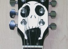 Nightmare Before Christmas guitar headstock