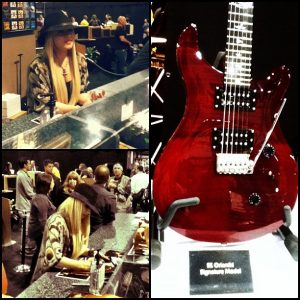 Orianthi and her new PRS SE