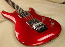 Signature Satriani Guitar in Red