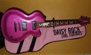 Daisy Rock Pink Guitar